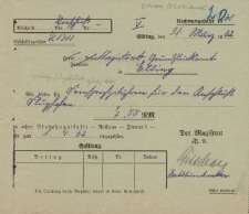 Straż Lotnicza - Magistrat w Elblągu - korespondencja (21.03.1932 r.)