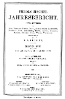 Theologischer Jahresbericht, 1890, Abteilung 3.