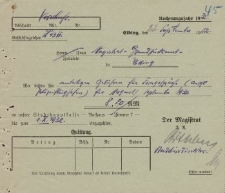 Straż Lotnicza - Magistrat w Elblągu - korespondencja (27.09.1932 r.)