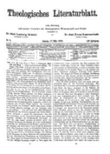 Theologisches Literaturblatt, 17. März 1933, Nr 6.