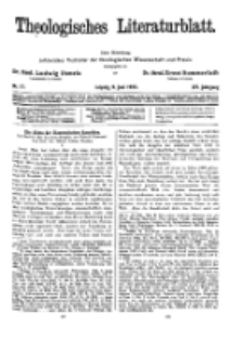 Theologisches Literaturblatt, 9. Juni 1933, Nr 12.