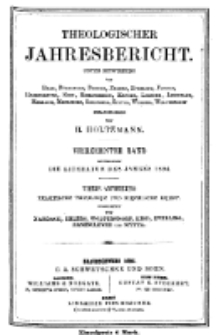 Theologischer Jahresbericht, 1894, Abteilung 4.