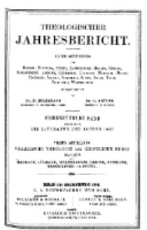Theologischer Jahresbericht, 1897, Abteilung 4.