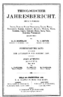 Theologischer Jahresbericht, 1897, Abteilung 5.