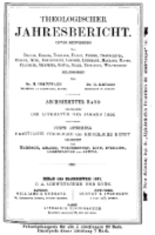Theologischer Jahresbericht, 1896, Abteilung 4.