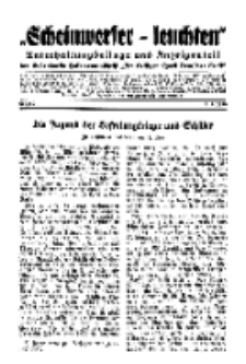 "Scheinwerfer-Leuchten"...Am Heiligen Quell Deutscher Kraft, 5. Mai 1938, Folge 3.