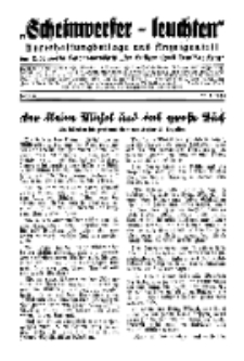 "Scheinwerfer-Leuchten"...Am Heiligen Quell Deutscher Kraft, 20. Mai 1938, Folge 4.