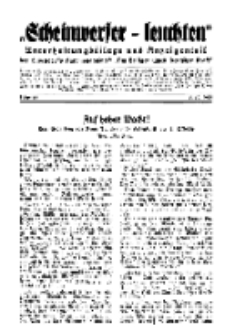 "Scheinwerfer-Leuchten"...Am Heiligen Quell Deutscher Kraft, 5. Oktober 1938, Folge 13.