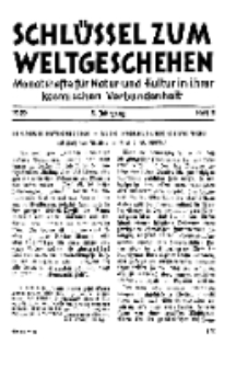 Der Schlüssel zum Weltgeschehen : Monatsschrift für reine und angewandte Welteiskunde, Jg.5. 1929, H. 5.