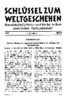 Der Schlüssel zum Weltgeschehen : Monatsschrift für reine und angewandte Welteiskunde, Jg.5. 1929, H. 6.