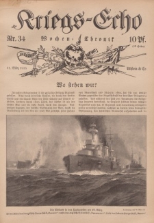 Kriegs-Echo: Wochen=Chronic, 31. März 1915, Nr 34.