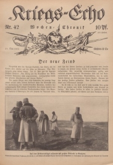 Kriegs-Echo: Wochen=Chronic, 28. Mai 1915, Nr 42.