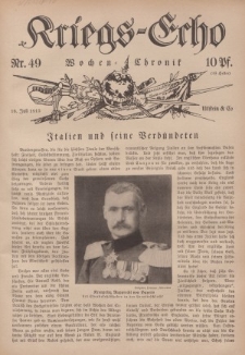 Kriegs-Echo: Wochen=Chronic, 16. Juli 1915, Nr 49.