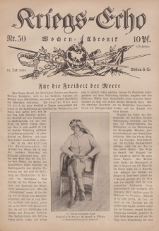 Kriegs-Echo: Wochen=Chronic, 23. Juli 1915, Nr 50.