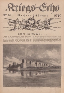 Kriegs-Echo: Wochen=Chronic, 15. Oktober 1915, Nr 62.