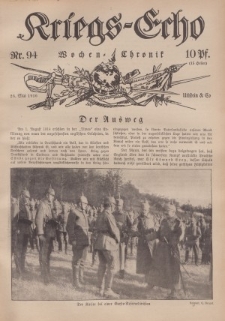 Kriegs-Echo: Wochen=Chronic, 26. Mai 1916, Nr 94.