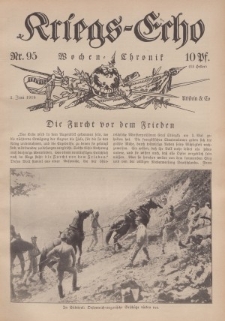 Kriegs-Echo: Wochen=Chronic, 2. Juni 1916, Nr 95.