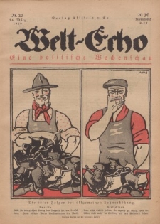 Welt Echo: Eine politische Wochenschau, 14. März 1919, Nr 10.