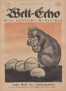 Welt Echo: Eine politische Wochenschau, 26. Juni 1919, Nr 26.