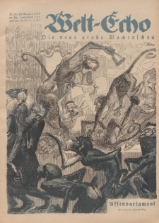 Welt Echo: Eine politische Wochenschau, 28. August 1919, Nr 35.