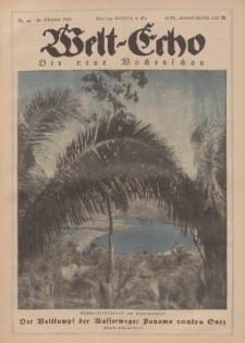 Welt Echo: Eine politische Wochenschau, 30. Oktober 1919, Nr 44.