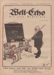 Welt Echo: Eine politische Wochenschau, 6. November 1919, Nr 45.