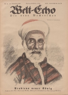 Welt Echo: Eine politische Wochenschau, 13. November 1919, Nr 46.
