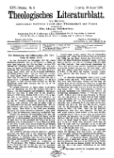 Theologisches Literaturblatt, 13. Januar 1905, Nr 2.