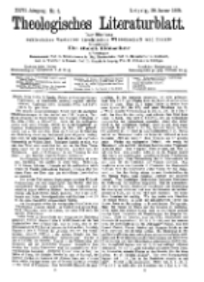 Theologisches Literaturblatt, 20. Januar 1905, Nr 3.