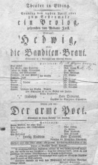 Hedwig, oder: die Banditen-Braut - Theodor Körner