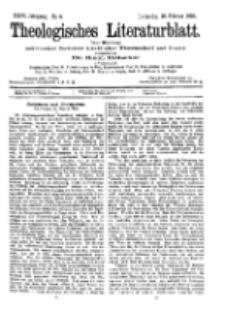 Theologisches Literaturblatt, 10. Februar 1905, Nr 6.