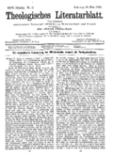 Theologisches Literaturblatt, 24. März 1905, Nr 12.