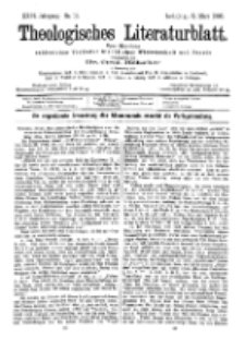 Theologisches Literaturblatt, 31. März 1905, Nr 13.