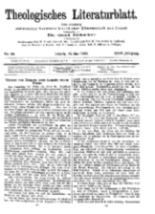 Theologisches Literaturblatt, 19. Mai 1905, Nr 20.