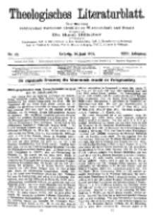 Theologisches Literaturblatt, 30. Juni 1905, Nr 26.