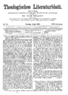 Theologisches Literaturblatt, 28. Juli 1905, Nr 30.