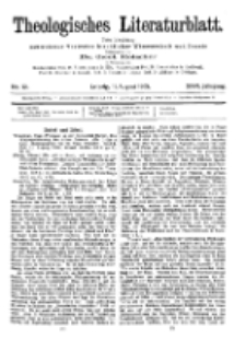 Theologisches Literaturblatt, 11. August 1905, Nr 32.