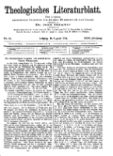 Theologisches Literaturblatt, 18. August 1905, Nr 33.