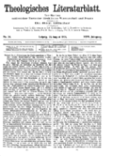 Theologisches Literaturblatt, 25. August 1905, Nr 34.