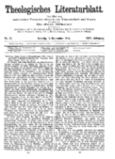 Theologisches Literaturblatt, 15. September 1905, Nr 37.