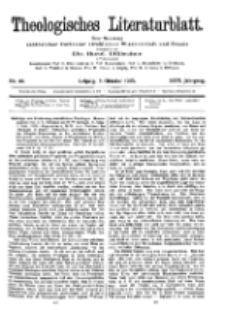 Theologisches Literaturblatt, 6. Oktober 1905, Nr 40.