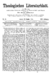 Theologisches Literaturblatt, 20. Oktober 1905, Nr 42.
