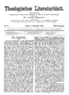 Theologisches Literaturblatt, 3. November 1905, Nr 44.