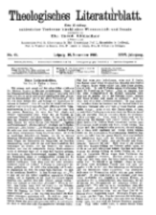 Theologisches Literaturblatt, 10. November 1905, Nr 45.
