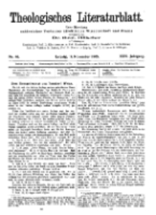 Theologisches Literaturblatt, 17. November 1905, Nr 46.