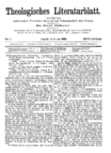 Theologisches Literaturblatt, 5. Januar 1906, Nr 1.