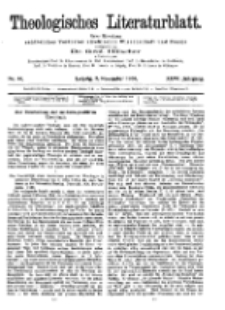 Theologisches Literaturblatt, 2. November 1906, Nr 44.