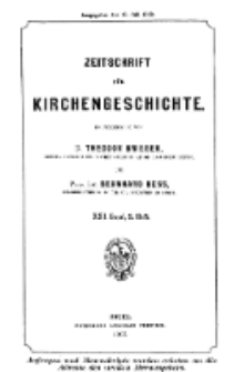 Zeitschrift für Kirchengeschichte, 1900, Bd. 21, H. 2.