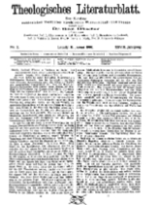 Theologisches Literaturblatt, 11. Januar 1907, Nr 2.