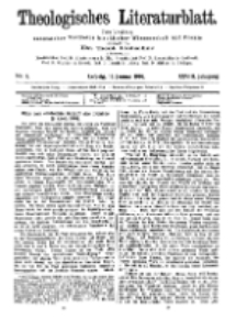 Theologisches Literaturblatt, 18. Januar 1907, Nr 3.